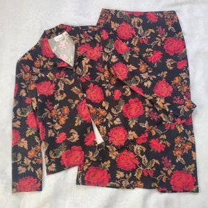 Kim Rogers Signature 2-Piece Floral Skirt Set